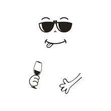 Load image into Gallery viewer, Smiley Face Wall Art Sticker