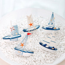 Load image into Gallery viewer, Creative Sailboat Decor Miniature