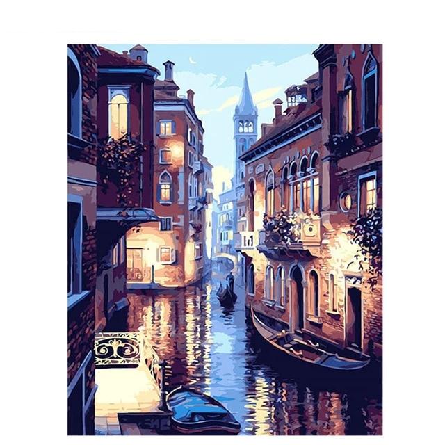 Modern Wall Art Landscape Acrylic Paint