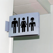 Load image into Gallery viewer, Toilet Entrance Sign Door Sticker