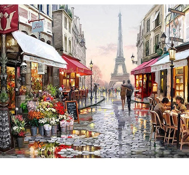 Acrylic Frame Oil Painting