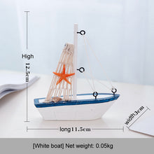 Load image into Gallery viewer, Creative Sailboat Decor Miniature
