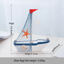 Load image into Gallery viewer, Creative Sailboat Decor Miniature