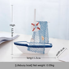 Load image into Gallery viewer, Creative Sailboat Decor Miniature