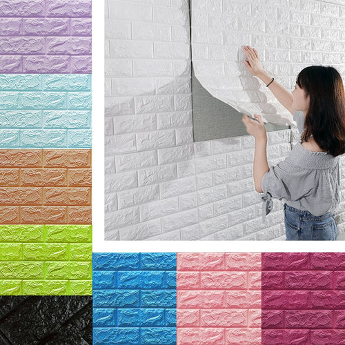 Brick Bedroom Wall Sticker