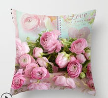 Load image into Gallery viewer, Rose Flower Throw Pillow Cover