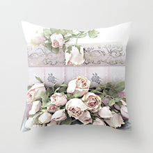 Load image into Gallery viewer, Rose Flower Throw Pillow Cover