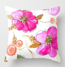Load image into Gallery viewer, Rose Flower Throw Pillow Cover