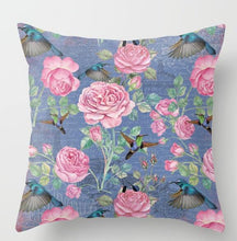 Load image into Gallery viewer, Rose Flower Throw Pillow Cover