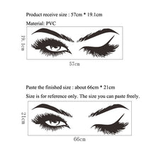 Load image into Gallery viewer, Pretty Eyelashes Wall Sticker