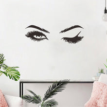 Load image into Gallery viewer, Pretty Eyelashes Wall Sticker