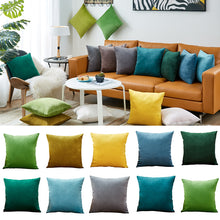 Load image into Gallery viewer, Velvet Pillow Solid Cover