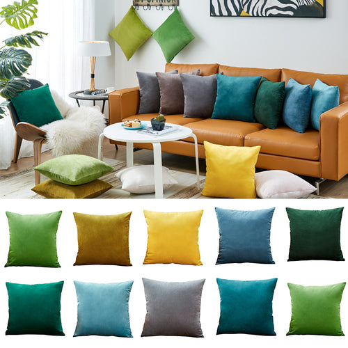 Velvet Pillow Solid Cover